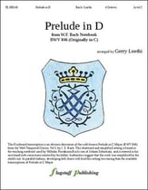 Prelude in D Handbell sheet music cover